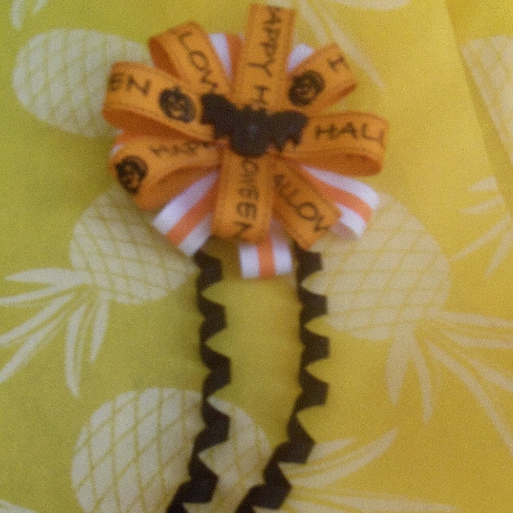 Handmade Halloween Hairbow